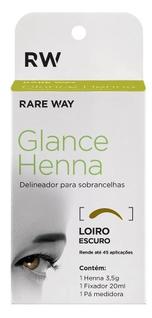 Henna Glance Designer Sobrancelhas Profissional Renna Glace Loiro Escuro 3,5g