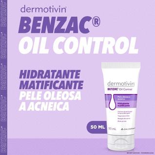 Hidratante Facial Pele Oleosa Matificante Dermotivin Benzac