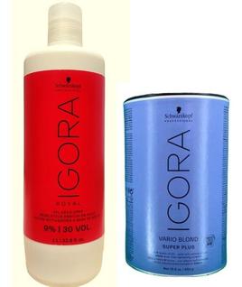 Igora Super Plus Vario Blond Pó Desc  + Ox 30vol Schwarzkopf