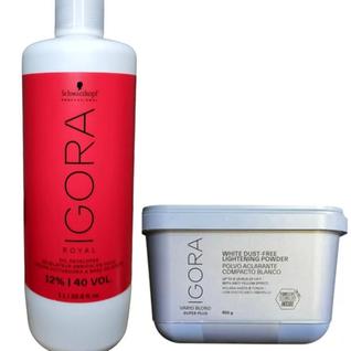 Igora Vario Blonde Super Plus Developer Ox Pó Descolorante Emulsão Peróxido Luxez Mechas R