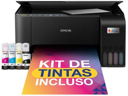 Impressora Multifuncional Epson EcoTank L3250, Colorida, Wifi, Wireless, USB, Bivolt, Pret