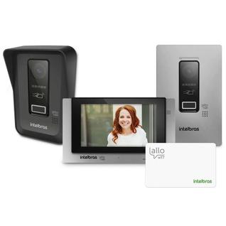 interfone porteiros compatibilidade com até 3 câmera Full HD