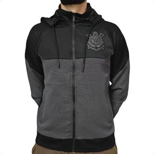 Jaqueta Corinthians Classic Black Masculino Oficial Coimbra