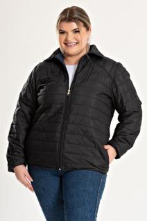 Jaqueta Feminina Plus Size Bomber Dupla Face - Serena