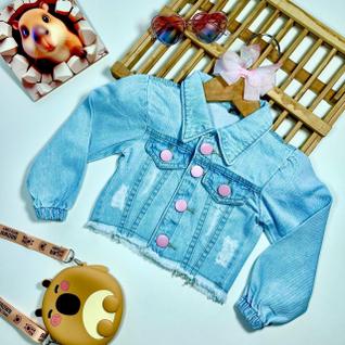 Jaqueta infantil Jeans Capivara