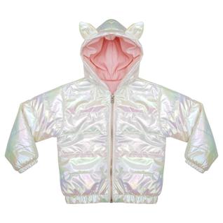 Jaqueta Infantil Look Jeans Puff Metalizada Furta-Cor