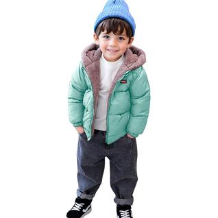 Jaqueta Infantil Menino Casaco Inverno Rigoroso Verde 2 em 1