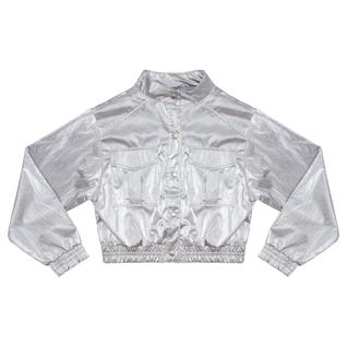 Jaqueta Juvenil Look Jeans Metalizada