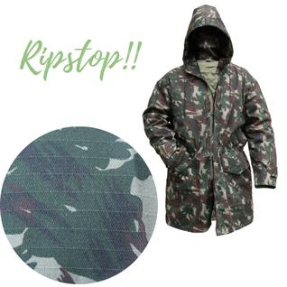 Jaqueta  Masculina Camuflada Bomber Parka Japona Eb Rip Stop Frio Inverno