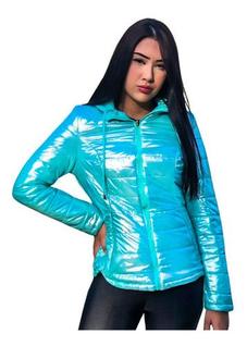 Jaqueta metalizada Blusa Frio Grossa Com Capuz Puffer Bobojaco Gominhos Para Inverno Quent