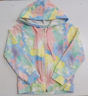 Jaqueta moletom feminina Tie Dye Have Fun