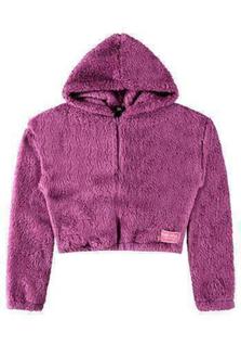 Jaqueta Teen Pink Soda em Pelúcia Roxa - Estilo e Conforto para o Inverno (Ref: 62043)