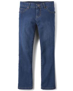 Jeans The Children's Place Girl's Basic Bootcut 12 Slim Blue