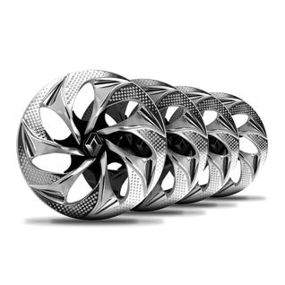 Jogo Calota Evolution Chr Black Aro 14 Elitte c/Emb Renault