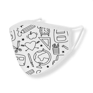 Jogo das Máscara com 2 Máscaras para Pintar e Usar Brinquedo Divertido