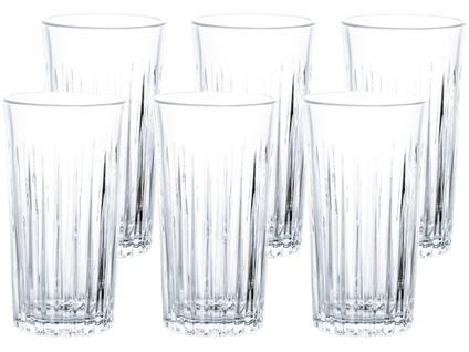 Jogo de Copos de Vidro Transparente 350ml 6 Peças Haus Concept Imperial
