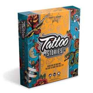 Jogo de festa, histórias de tatuagem de bicicleta, desenho e jogo de cartas