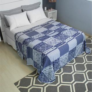 Jogo de Lençol Queen 4 Peças Estampado COZZILAR - Malha 100% Algodão, Toque Delicado e Ele