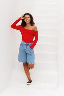Jorts Bermuda Jeans Feminina - Estilo e Conforto