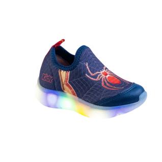 Kidy Tênis Flex Light Marinho Vermelho Conforto Ativo
