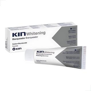 Kin Whitening Pasta Dente Clareadora 75ml Clareamento Dentes Proteção Esmalte Oral Brilho