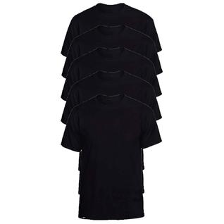 Kit 05 Camisetas Simples  de Algodão Confortável Básica  Slim Fitness