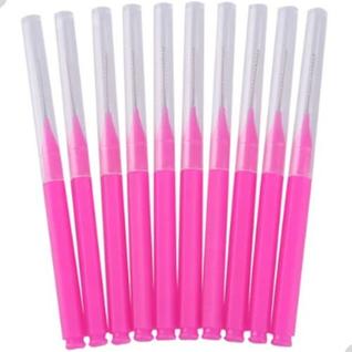 Kit 10 Escovinhas Brow Lamination Lash Interdental Micro