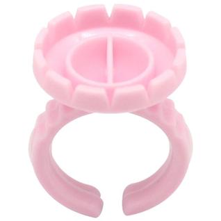 Kit 100 Anel Batoque coração para micropigmentação Henna cílios Sobrancelhas