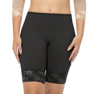 Kit 2 Bermuda Anagua Feminina Segunda Pele Com Renda Usar Por Baixo Saia Vestido Não Marca
