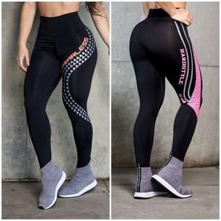 Kit 2 Calças Legging Fitness Moda Academia Suplex Ginástica Estilo Sempre