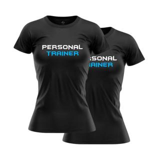 Kit 2 Camiseta Feminina Personal Trainer BaBy Look Dry Fit