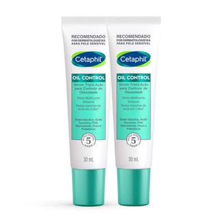 Kit 2 Cetaphil Oil Control Sérum Tripla Ação para Controle de Oleosidade para Pele Sensíve