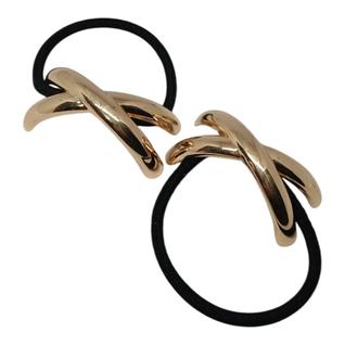Kit 2 Elastico Cabelo Aplique Tendencia Xuxinha Metal