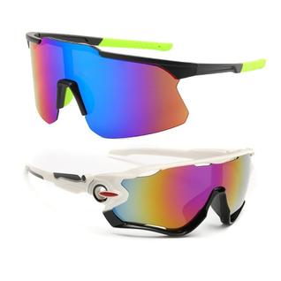 Kit 2 Óculos De Sol Espelhado Bike Corrida Proteção UV400