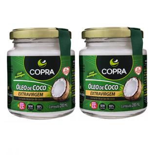 Kit 2 Óleo de Coco Extravirgem Copra 200ml