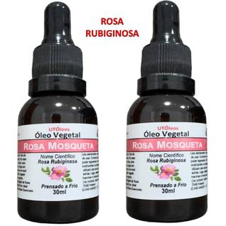 Kit 2 Óleo De Rosa Mosqueta RUBIGINOSA 100% Puro 60ml