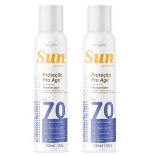 Kit 2 Protetor Solar Aerossol FPS70 150Ml - My Health