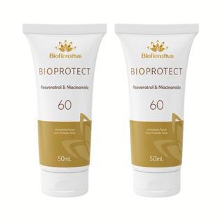 Kit 2 Protetor Solar Facial  Melasma, Manchas De Sol, Acne  Toque Seco  Bioprotect BIOFLOR