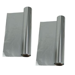 Kit 2 rolos papel aluminio 30cm de largura x 100m de comprimento mechas luzes assados alim