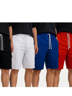 kit 2 short Bermuda Brim Masculina Reta com Elástico Conforto, Estilo e Resistência para o