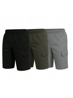 kit 2 short Bermuda Brim Masculina Reta com Elástico Conforto, Estilo e Resistência para o