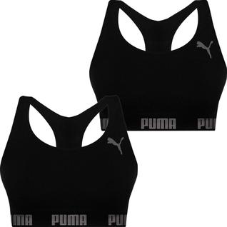 Kit 2 Top Puma Original Feminino Academia Fitness Nadador Sem Costura S/ Bojo Ótima Susten