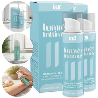 Kit 2und Lumier Inttimus Intt Creme Clareador Corporal 30ml
