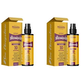 Kit 2x Spray Siliconizado 10 Benefícios Rhenuks 200ml