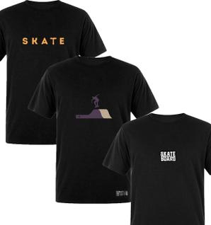 Kit 3 Camisetas Masculinas Skate Algodão Prime WSS Brasil