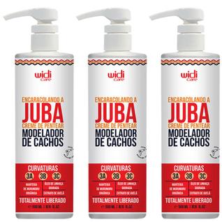 Kit 3 Encaracolando A Juba Creme De Pentear Widi Care Modelador De Cachos 500ml