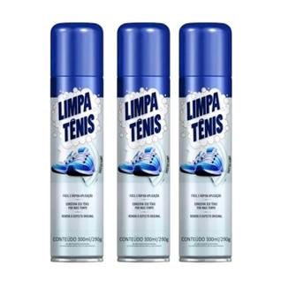Kit 3 Limpa Tênis Petroplus Espuma Lava a Seco Original Limpeza Profunda Sem Água Remove S