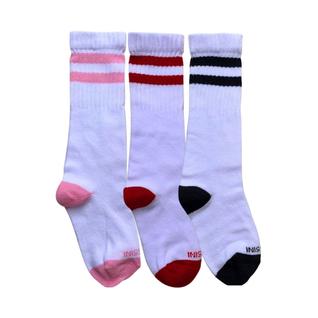 Kit 3 Pares Meia Cano Longo 3/4 Cool Escola Órtese Cor:750Tamanho:29-34