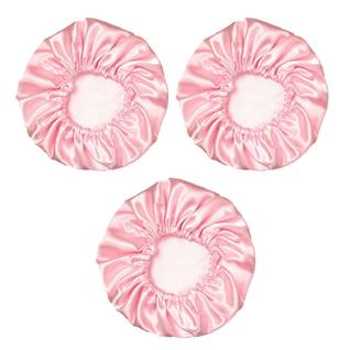 Kit 3 Touca de Cetim Anti Frizz Toca para Dormir Cabelo Alinhado