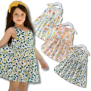 Kit 3 Vestido Floral De Princesa Para Meninas De 4 A 16 Anos.